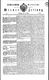 Wiener Zeitung 18320312 Seite: 1