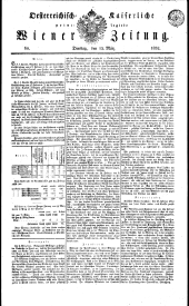 Wiener Zeitung 18320313 Seite: 1