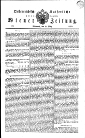 Wiener Zeitung 18320321 Seite: 1