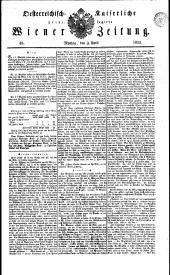 Wiener Zeitung 18320409 Seite: 1