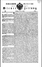 Wiener Zeitung 18320410 Seite: 1