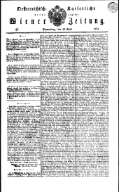 Wiener Zeitung 18320426 Seite: 1