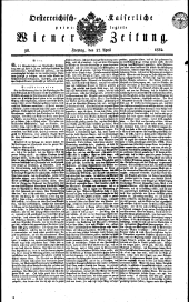 Wiener Zeitung 18320427 Seite: 1