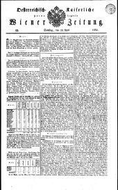 Wiener Zeitung 18320428 Seite: 1