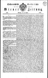 Wiener Zeitung 18320430 Seite: 1