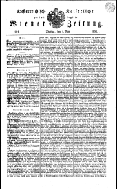 Wiener Zeitung 18320501 Seite: 1