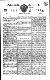 Wiener Zeitung 18320522 Seite: 1