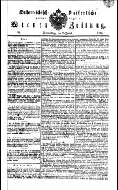 Wiener Zeitung 18320607 Seite: 1