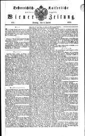 Wiener Zeitung 18320608 Seite: 1