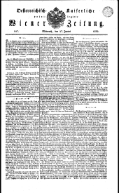 Wiener Zeitung 18320627 Seite: 1