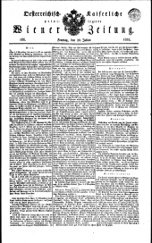 Wiener Zeitung 18320720 Seite: 1