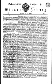 Wiener Zeitung 18320727 Seite: 1