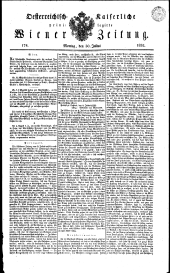 Wiener Zeitung 18320730 Seite: 1