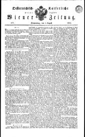 Wiener Zeitung 18320802 Seite: 1