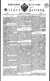 Wiener Zeitung 18320810 Seite: 1