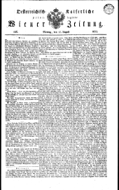 Wiener Zeitung 18320813 Seite: 1