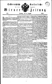 Wiener Zeitung 18320831 Seite: 1