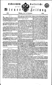 Wiener Zeitung 18320910 Seite: 1