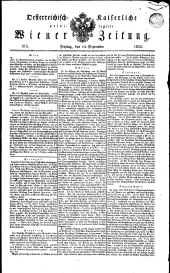 Wiener Zeitung 18320914 Seite: 1