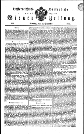 Wiener Zeitung 18320915 Seite: 1