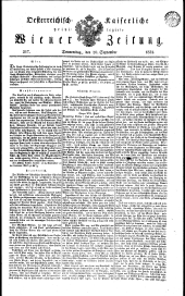 Wiener Zeitung 18320920 Seite: 1