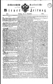 Wiener Zeitung 18320921 Seite: 1