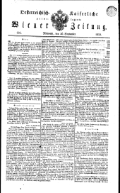 Wiener Zeitung 18320926 Seite: 1