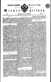 Wiener Zeitung 18320928 Seite: 1