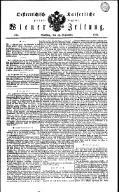 Wiener Zeitung 18320929 Seite: 1