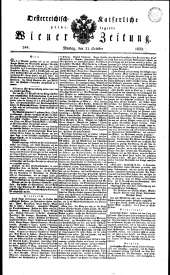 Wiener Zeitung 18321022 Seite: 1