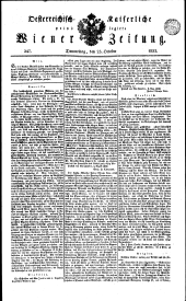 Wiener Zeitung 18321025 Seite: 1