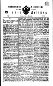 Wiener Zeitung 18321109 Seite: 1