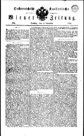 Wiener Zeitung 18321110 Seite: 1