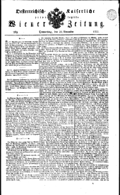 Wiener Zeitung 18321122 Seite: 1