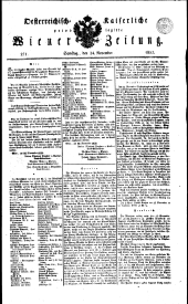 Wiener Zeitung 18321124 Seite: 1