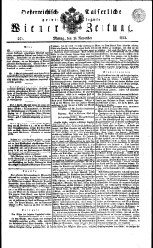 Wiener Zeitung 18321126 Seite: 1