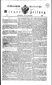 Wiener Zeitung 18321129 Seite: 1
