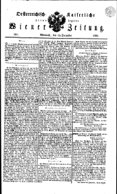 Wiener Zeitung 18321212 Seite: 1