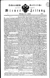 Wiener Zeitung 18330102 Seite: 1