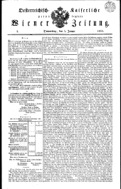 Wiener Zeitung 18330103 Seite: 1