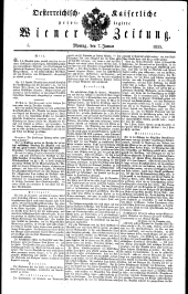 Wiener Zeitung 18330107 Seite: 1