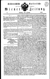 Wiener Zeitung 18330108 Seite: 1