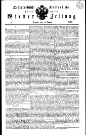 Wiener Zeitung 18330111 Seite: 1