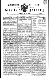 Wiener Zeitung 18330112 Seite: 1