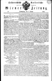 Wiener Zeitung 18330117 Seite: 1