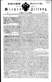 Wiener Zeitung 18330119 Seite: 1