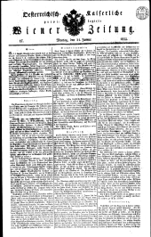 Wiener Zeitung 18330121 Seite: 1