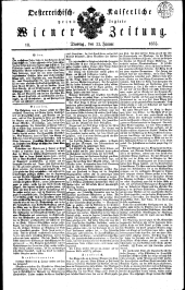 Wiener Zeitung 18330122 Seite: 1