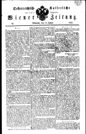 Wiener Zeitung 18330123 Seite: 1