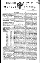 Wiener Zeitung 18330201 Seite: 1